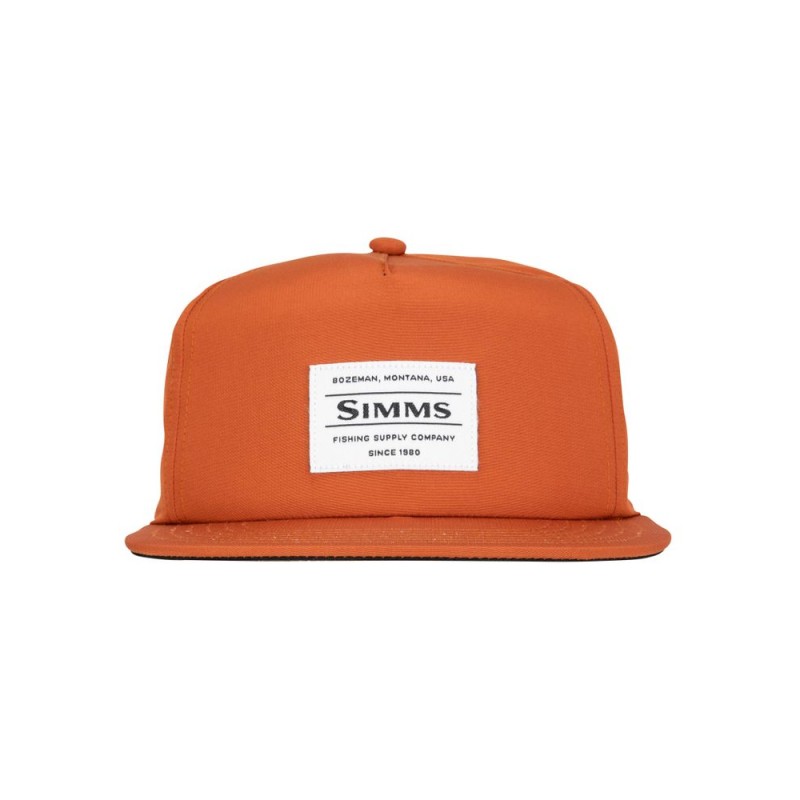 CAPPELLO SIMMS UNSTRUCTURED FLAT BRIM CAP