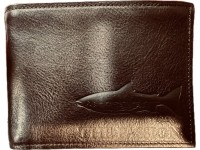 THE PASSION LEATHER WALLET WITH SALMON LOGO