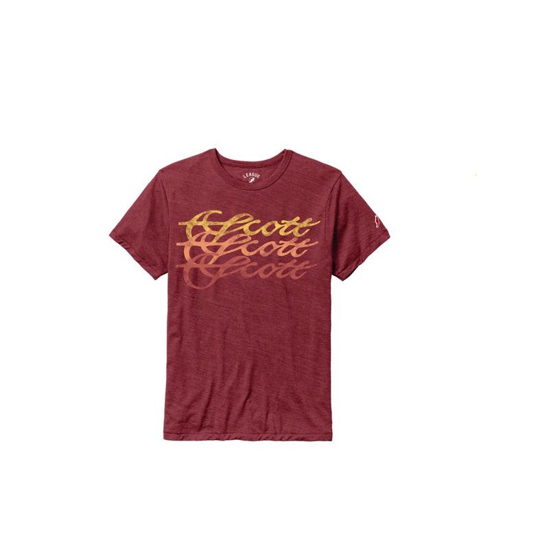 SCOTT VINTAGE MAROON T-SHIRT