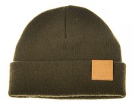 AHREX LEATHER PATCH BEANIE