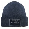 AHREX BEANIE HAT WITH FABRIC PATCH