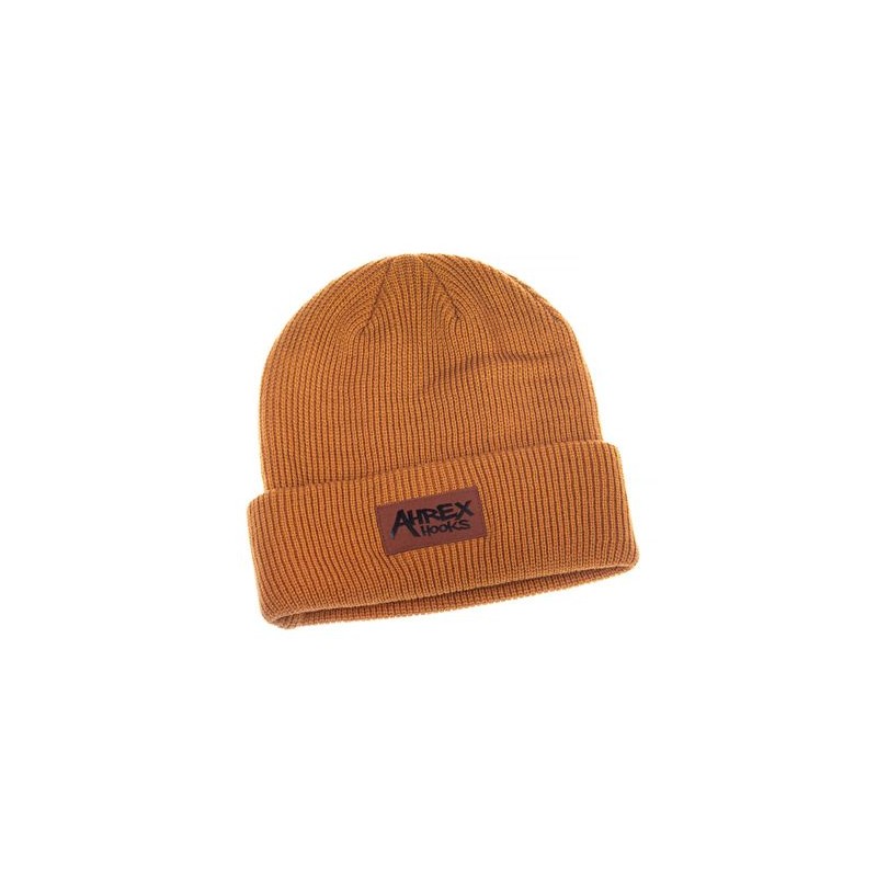 AHREX SUEDE PATCH BEANIE